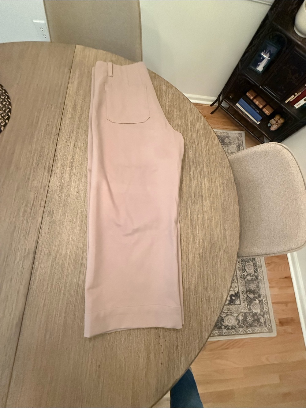 NWT-Quince Ultra-Stretch Ponte Cropped Wide Leg Pants- Morel Grey - Picture 7 of 7